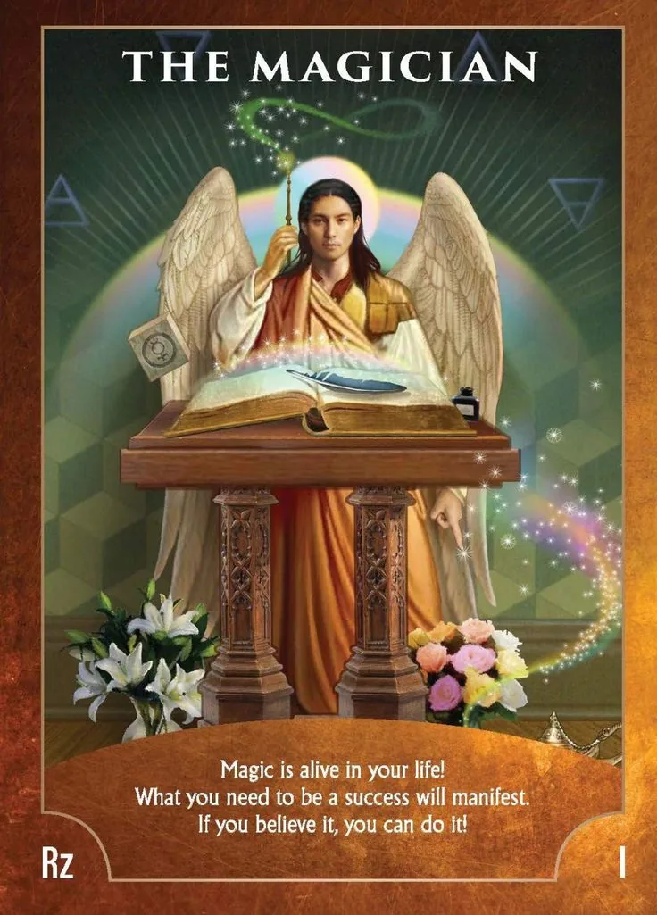 Angel Wisdom Tarot The Magician card image