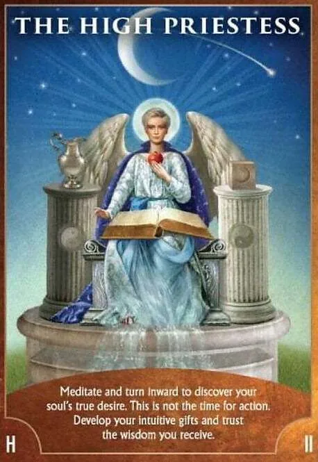 Angel Wisdom Tarot The High Priestess card image