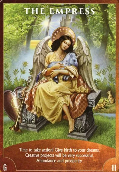 Angel Wisdom Tarot The Empress card image