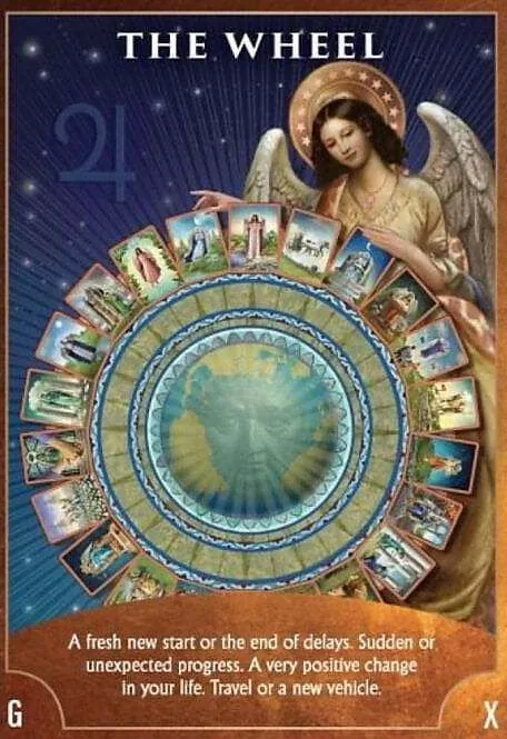 Angel Wisdom Tarot The Wheel card image