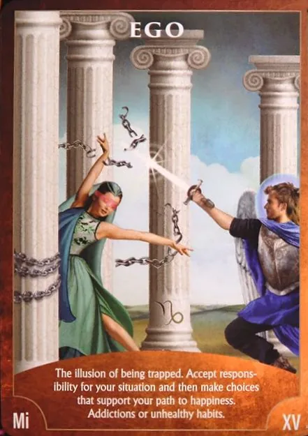 Angel Wisdom Tarot Ego card image