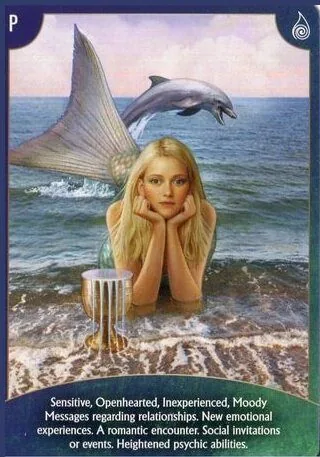 Angel Wisdom Tarot Page of Cups card image