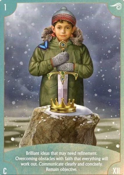Angel Wisdom Tarot Ace of Swords card image