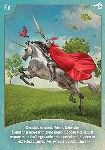 Angel Wisdom Tarot Knight of Swords card image