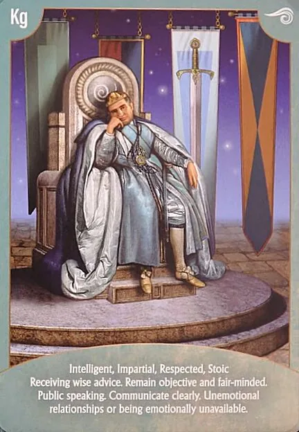 Angel Wisdom Tarot King of Swords card image
