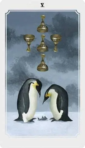 Anima Mundi Tarot Five of Cups card