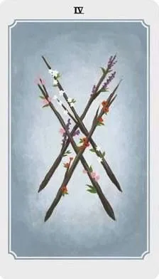 Anima Mundi Tarot Four of Wands card