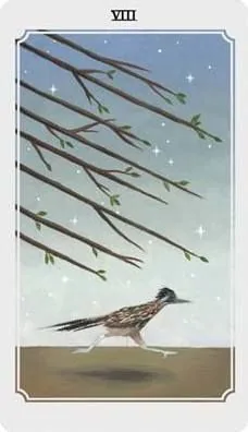 Anima Mundi Tarot Eight of Wands card