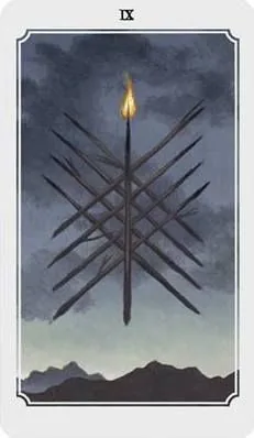 Anima Mundi Tarot Nine of Wands card