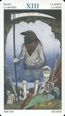 Death card from the Animal Lords Tarot deck