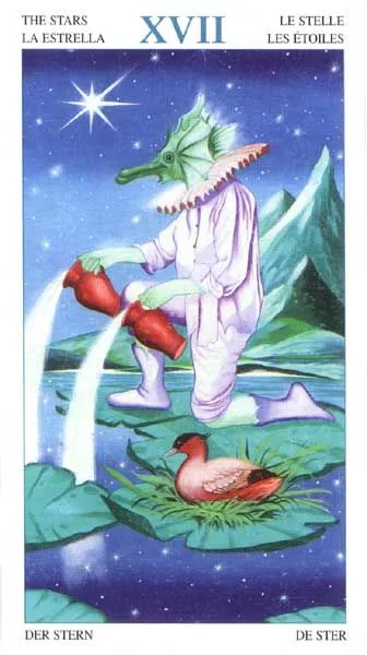 The Star card from the Animal Lords Tarot deck
