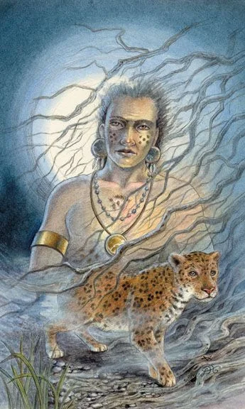 King of Pentacles - Animals Divine Tarot card King of Pentacles card from the Animals Divine Tarot deck