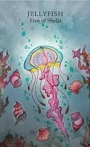 Jellyfish - Five of Shells card from the Animals Wisdom Tarot deck