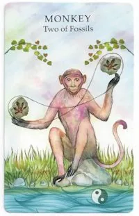 Animal Wisdom Tarot card 09 from the Animal Wisdom Tarot deck