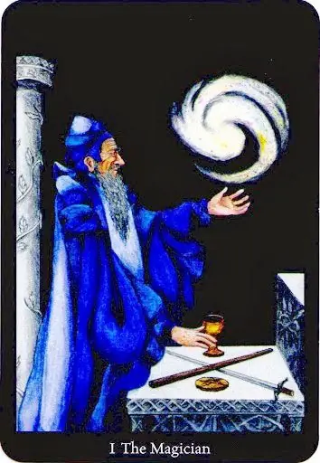 Anna K Tarot Review 4 The Magician card from the Anna K Tarot deck