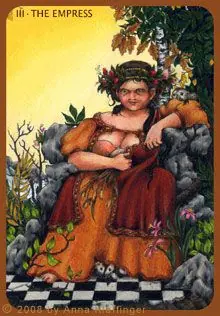 The Empress card from the Anna K Tarot deck