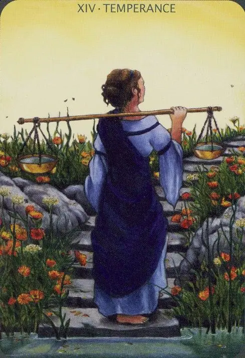 Temperance card from the Anna K Tarot deck