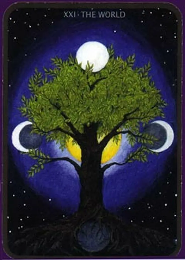 The World card from the Anna K Tarot deck