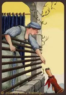 Eight of Wands card from the Anna K Tarot deck