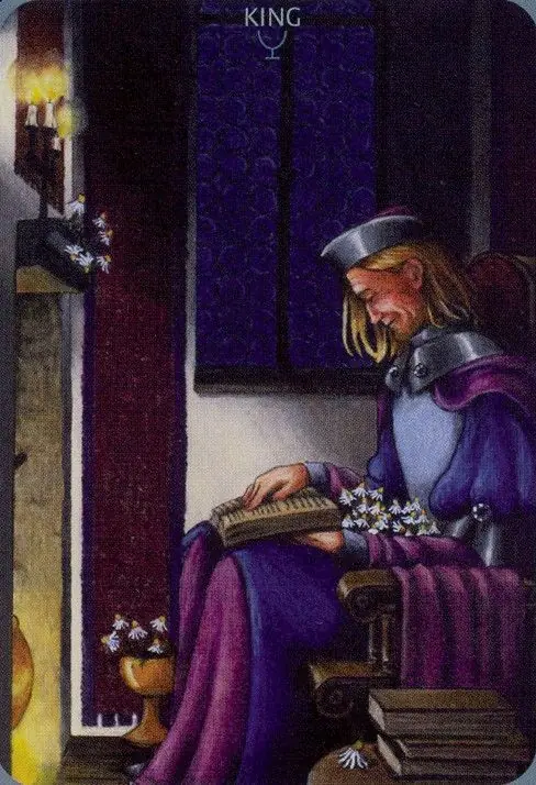 King of Cups card from the Anna K Tarot deck