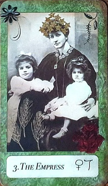 The Empress from the Antiquarian Tarot deck