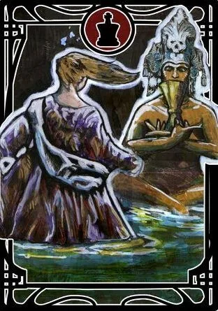 Apophenia Tarot source card 23 card from the Apophenia Tarot deck