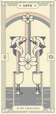 Arcana Iris Sacra Tarot Review 9 Two of Chalices