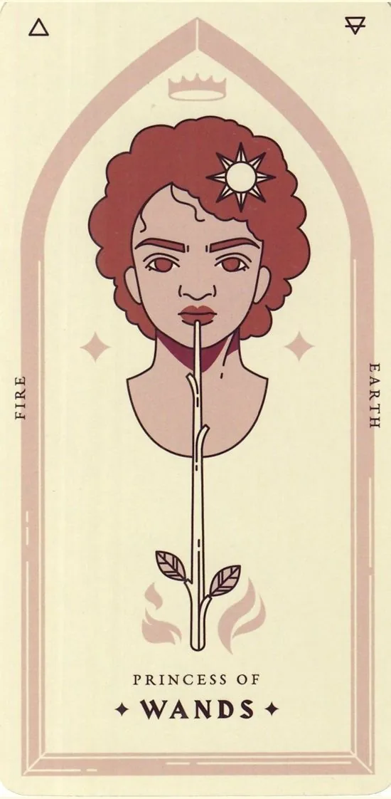 Arcana Iris Sacra Tarot card 005 card from the Arcana Iris Sacra Tarot deck