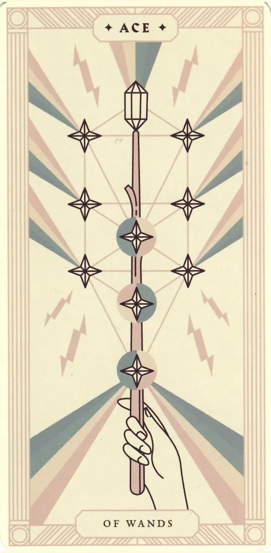 Arcana Iris Sacra Tarot Review 5 Ace of Wands
