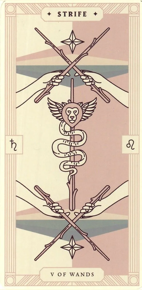 Arcana Iris Sacra Tarot card 047 card from the Arcana Iris Sacra Tarot deck