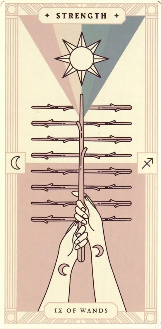 Arcana Iris Sacra Tarot card 050 card from the Arcana Iris Sacra Tarot deck
