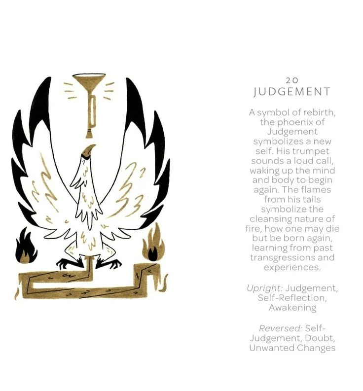 Judgement card from the Arcanis Tarot deck