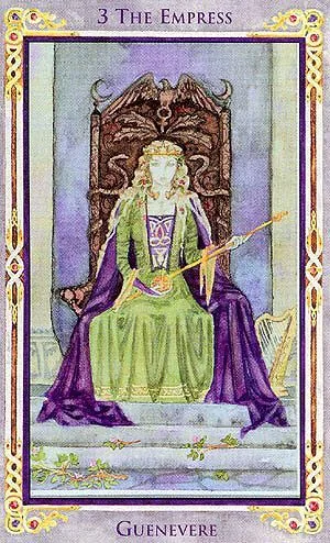 3 The Empress card from the Arthurian Tarot deck