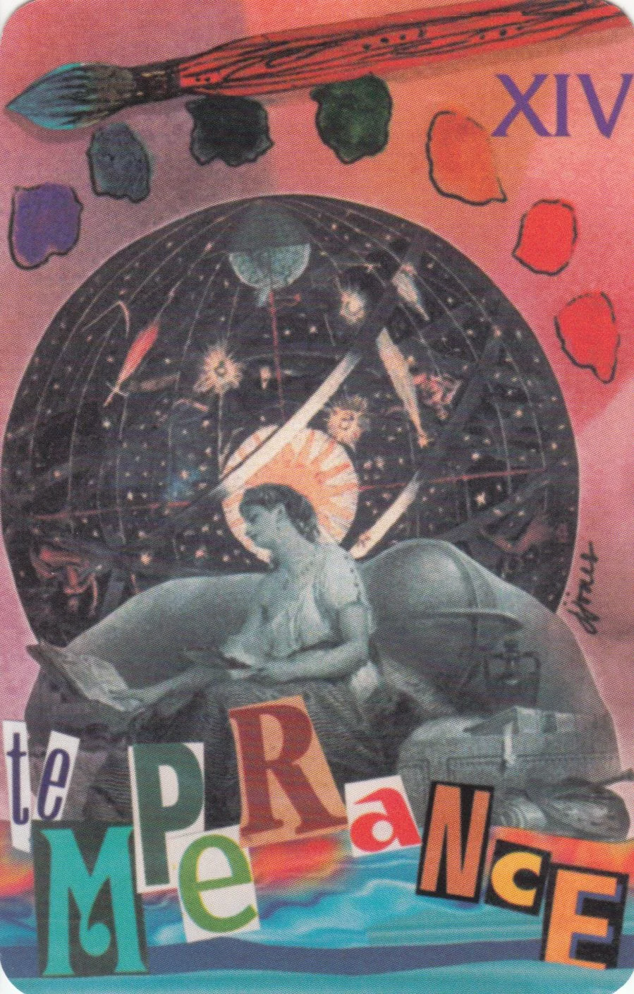 Temperance from The Artists Inner Vision Tarot partial recovered gallery