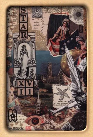 The Star from The Artists Inner Vision Tarot partial recovered gallery