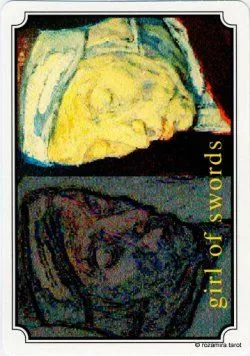 Atavist Tarot source-order card 18 card from the Atavist Tarot deck