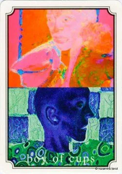 Boy of Cups from the Atavist Tarot partial gallery