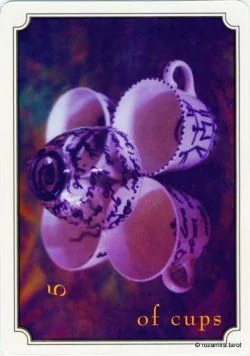 Five of Cups from the Atavist Tarot partial gallery