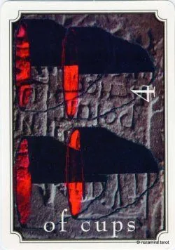 Four of Cups from the Atavist Tarot partial gallery