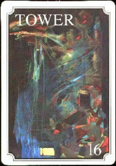 The Tower from the Atavist Tarot partial gallery