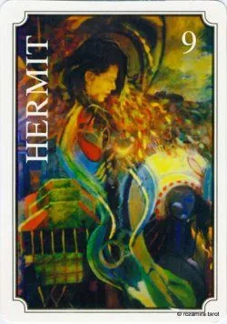 The Hermit from the Atavist Tarot partial gallery