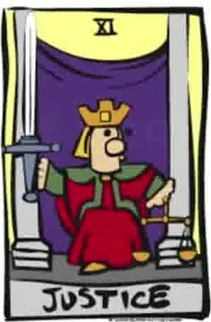 Justice from the Ator Tarot partial gallery