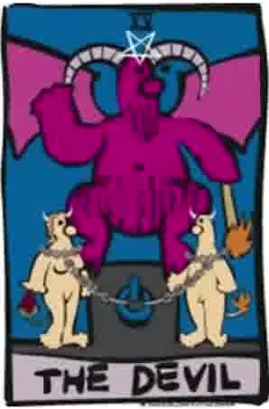 The Devil from the Ator Tarot partial gallery