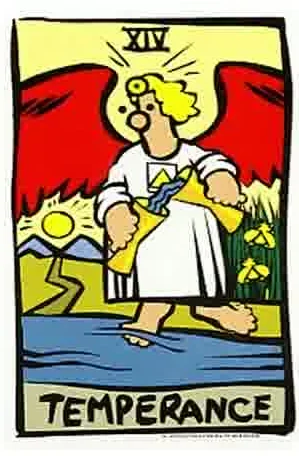 Temperance from the Ator Tarot partial gallery
