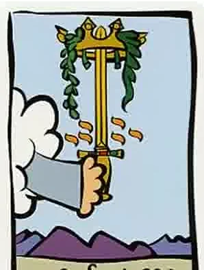 Source-order card 28 card from the Ator Tarot deck