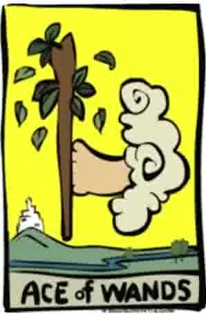 Source-order card 40 card from the Ator Tarot deck