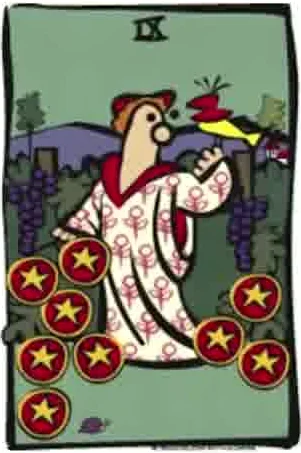 Source-order card 67 card from the Ator Tarot deck