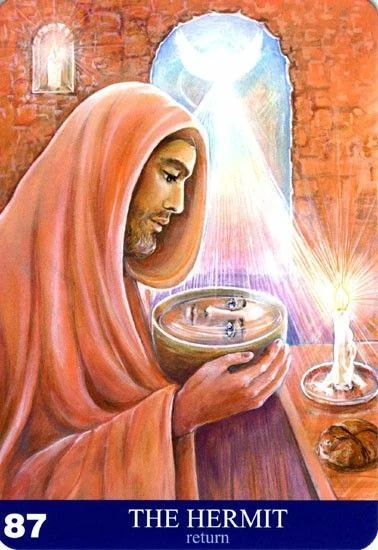 The Hermit - Aura Soma Tarot - Tarot Deck by Pamela Matthews