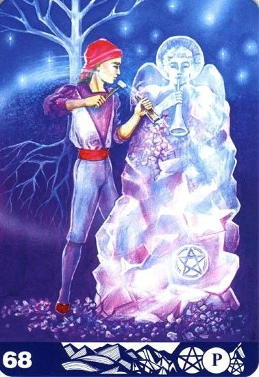Page of Pentacles - Aura Soma Tarot - Tarot Deck by Pamela Matthews