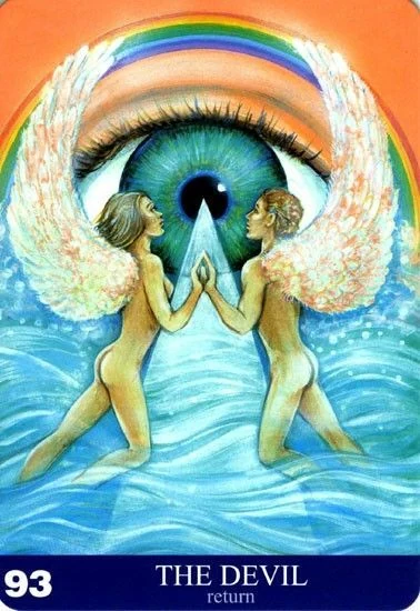 The Devil - Aura Soma Tarot - Tarot Deck by Pamela Matthews